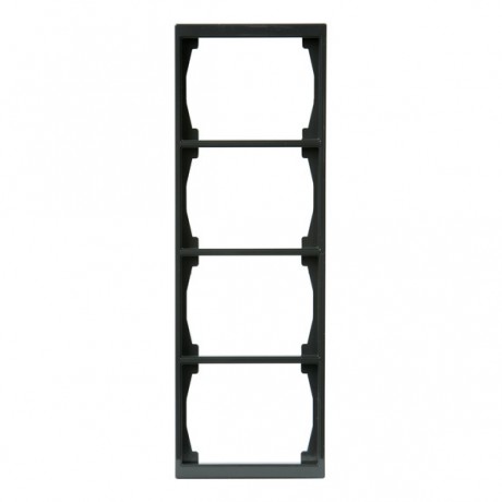 Рамка 4 поста ABB IMPRESSIVO, антрацит, 1724F100-81