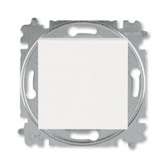 Выключатель 1-клавишный ABB LEVIT, жемчуг // ледяной, 3559H-A01445 68W