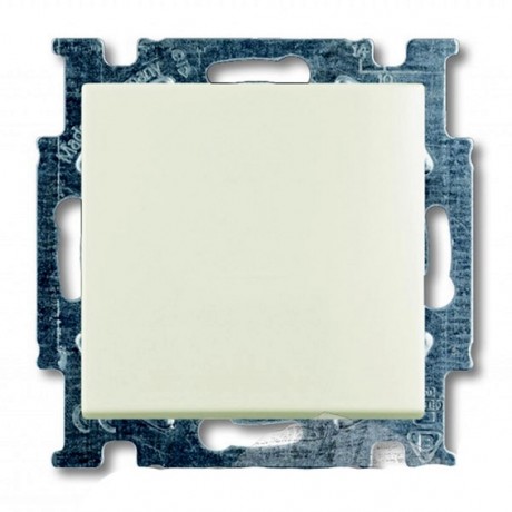 Переключатель 1-клавишный ABB BASIC55, chalet-white, 2006//6 UC-96-507
