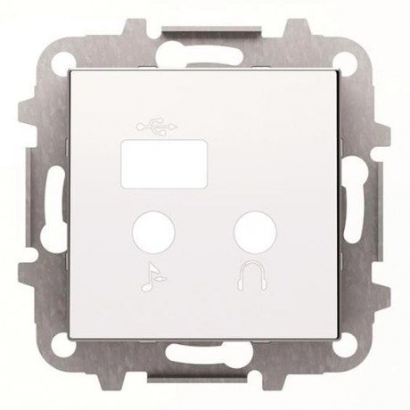 Накладка на медиа-комбайн ABB SKY, альпийский белый, 8568.3 BL