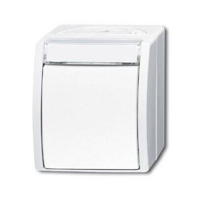 Переключатель 1-клавишный ABB OCEAN, альпийский белый, 2601//6 WN-54