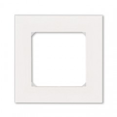 Рамка 1 пост ABB LEVIT, жемчуг // ледяной, 3901H-A05010 68W