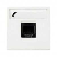 Розетка ABB ZENIT, скрытый монтаж, альпийский белый, N2217.6 BL