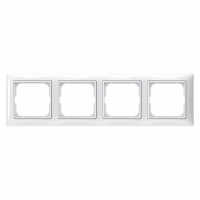 Рамка 4 поста ABB BASIC55, альпийский белый, 2514-94-507