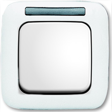 Рамка 1 пост ABB REFLEX, альпийский белый, 1721 NS-214-500