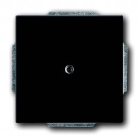 Накладка на вывод кабеля ABB, скрытый монтаж, антрацит, 1749-81