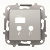 Накладка на медиа-комбайн ABB SKY, алюминий, 8568.3 PL