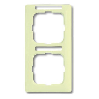 Рамка 2 поста ABB BUSCH-DURO, вертикальная, белый, 1722 NSKA-212