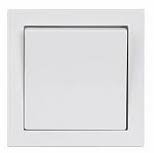 Переключатель 1-клавишный ABB IMPRESSIVO, белый, 1066UW-84