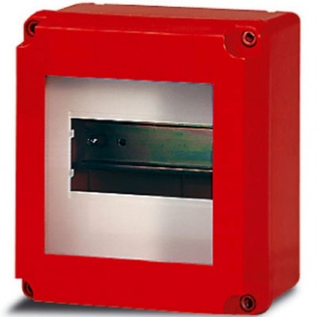 ABB LIVORNO бокс авар.настенный 165х180х110мм ШхВхГ с платой красн. IP55, 13 165