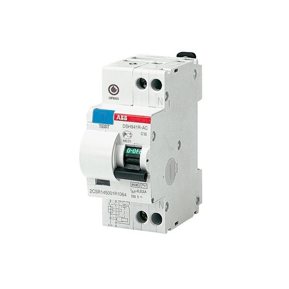 Купить Дифавтомат ABB DSР941R 1P+N 6А ( C ) 4.5 кА, 30 мА ( AC ...