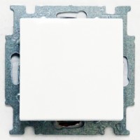 Переключатель 1-клавишный ABB BASIC55, альпийский белый, 2006//6 UC-94-507