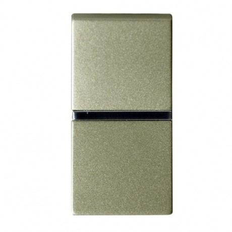 Выключатель 1-клавишный кнопочный ABB ZENIT, шампань, N2104.7 CV