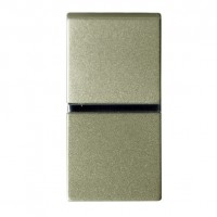 Выключатель 1-клавишный кнопочный ABB ZENIT, шампань, N2104.7 CV