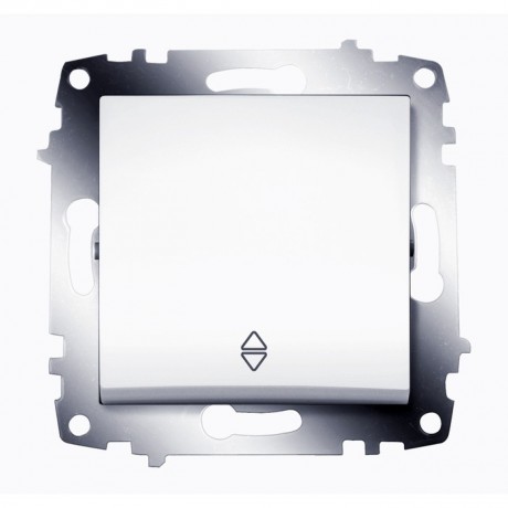 Переключатель 1-клавишный ABB COSMO, белый, 619-010200-209