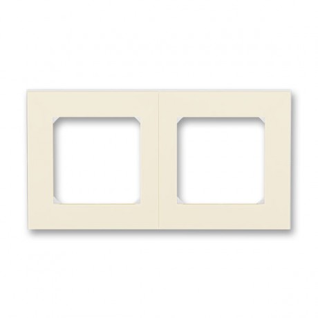 Рамка 2 поста ABB LEVIT, слоновая кость // белый, 3901H-A05020 17W