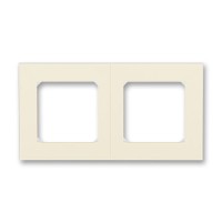 Рамка 2 поста ABB LEVIT, слоновая кость // белый, 3901H-A05020 17W