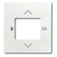 Накладка на таймер ABB IMPULS, белый бархат, 6435-774