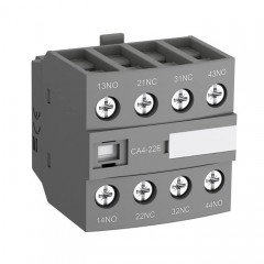 ABB Блок контактный дополнительный CA4-22E (2НО+2НЗ) для контакторов AF26…AF96..-30-00 и AF09…AF38..-22-00, 1SBN010140R1022