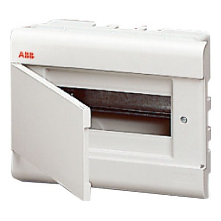 ABB EUROPA бокс в нишу 8М непрозр.дверь серый, 12 026