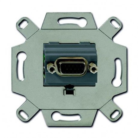 Розетка ABB коллекции BJE, скрытый монтаж, серый, 0261//23-500