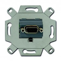 Розетка ABB коллекции BJE, скрытый монтаж, серый, 0261//23-500