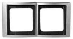 Рамка 2 поста ABB OLAS, горизонтальная, золотой, 8472.1 OR