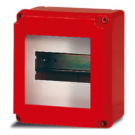 ABB LIVORNO бокс авар.настенный 8М красн. IP55, 13 161