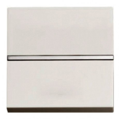 Выключатель 1-клавишный кнопочный ABB ZENIT, альпийский белый, N2204.7 BL