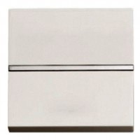 Выключатель 1-клавишный кнопочный ABB ZENIT, альпийский белый, N2204.7 BL