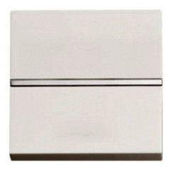 Выключатель 1-клавишный кнопочный ABB ZENIT, альпийский белый, N2204.7 BL