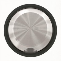 Накладка на вывод кабеля ABB SKY MOON, скрытый монтаж, нержавеющая сталь, 8607 CN