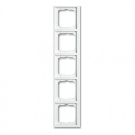Рамка 5 постов ABB, белый, 1725-184