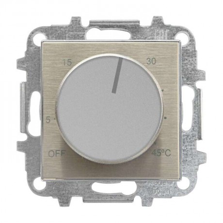 Накладка на терморегулятор ABB SKY, нержавеющая сталь