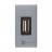 Розетка USB ABB ZENIT, скрытый монтаж, серебристый, N2185 PL