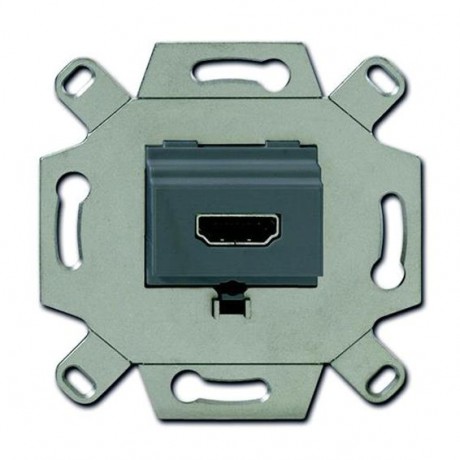 Розетка ABB коллекции BJE, скрытый монтаж, серый, 0261//33-500