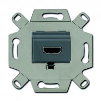 Розетка ABB коллекции BJE, скрытый монтаж, серый, 0261//33-500