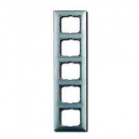Рамка 5 постов ABB BASIC55, альпийский белый, 2515-94-507