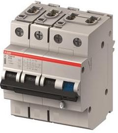 Дифавтомат ABB FS400 3P+N 10А ( C ) 10 кА, 30 мА ( AC ), FS403MK-C10//0.03