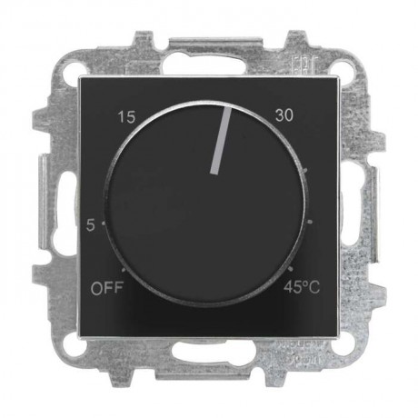 Накладка на терморегулятор ABB SKY, черный бархат