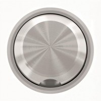 Накладка на вывод кабеля ABB SKY MOON, скрытый монтаж, нержавеющая сталь, 8607 CR