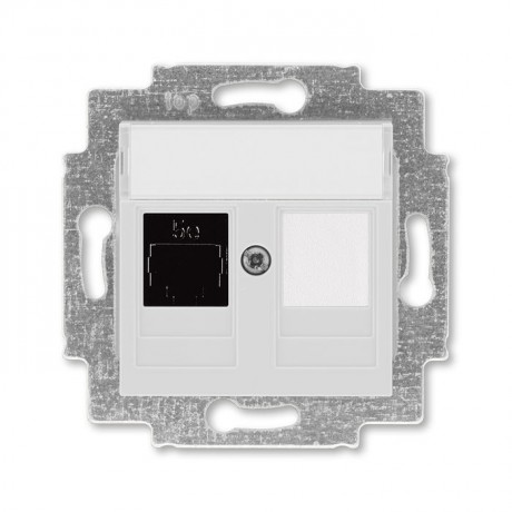 Розетка ABB LEVIT, скрытый монтаж, серый, 5014H-A51017 16W