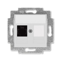 Розетка ABB LEVIT, скрытый монтаж, серый, 5014H-A51017 16W
