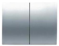 Клавиша двойная ABB OLAS, титан, 8411 TT