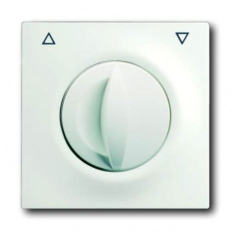 Накладка на жалюзийный выключатель ABB IMPULS, белый бархат, 1740 DR-774