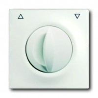 Накладка на жалюзийный выключатель ABB IMPULS, белый бархат, 1740 DR-774