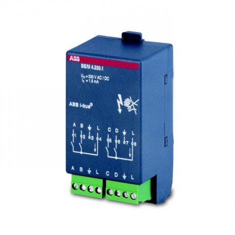 ABB 2CDG110005R0011 BE//M 4.230.1 Бинарный вход, 4-х канальный, 115//230V, BE//M4.230.1