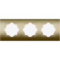 Рамка 3 поста ABB COSMO, титан, 612-011400-227