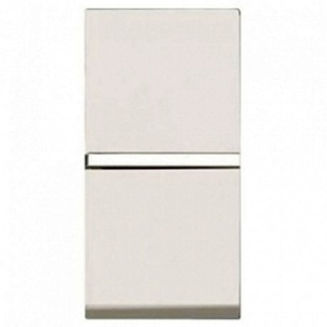 Выключатель 1-клавишный кнопочный ABB ZENIT, альпийский белый, N2104.7 BL