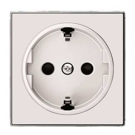 Накладка на розетку ABB SKY, скрытый монтаж, с заземлением, глянцевый, 8588 CB